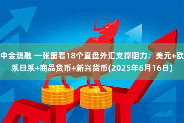 中金澳融 一张图看18个直盘外汇支撑阻力：美元+欧系日系+商品货币+新兴货币(2025年6月16日)