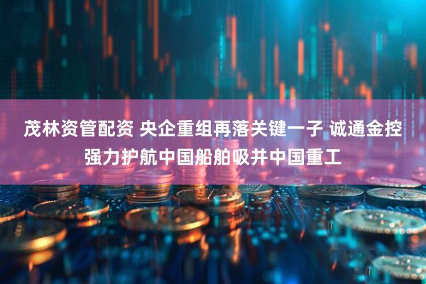 茂林资管配资 央企重组再落关键一子 诚通金控强力护航中国船舶吸并中国重工